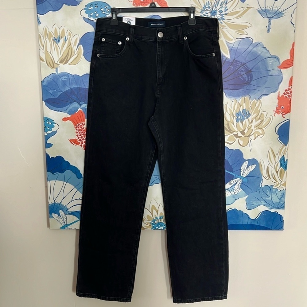 Aero Black High Rise Baggy 90’s Inspired Jeans NWT Multiple Sizes